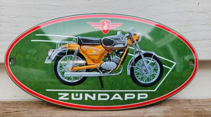 reclamebordje Zundapp
