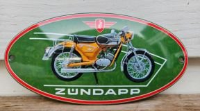 reclamebordje Zundapp